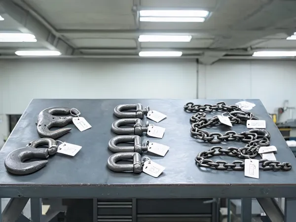 Rigging hardware inspection table